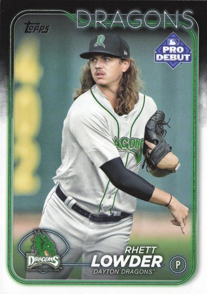 2024 Topps Pro Debut Rhett Lowder #PD-92 Dayton Dragons