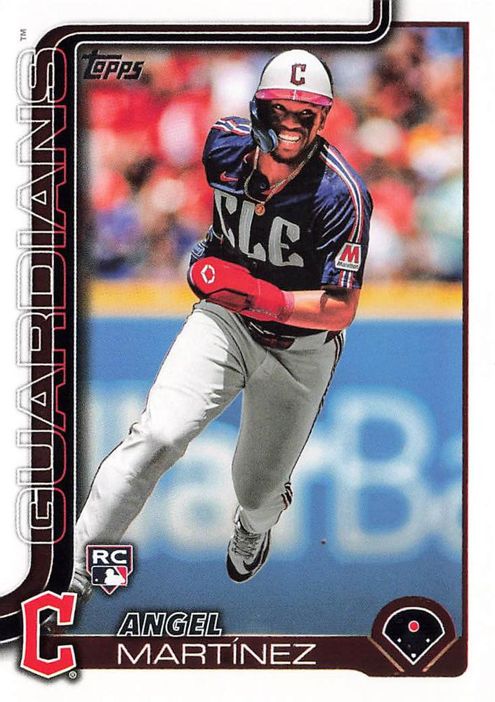 2025 Topps Series 1 Angel Martínez RC Cleveland Guardians #27