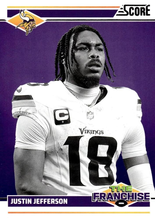 2024 Panini Score Football The Franchise Justin Jefferson Minnesota Vikings #21