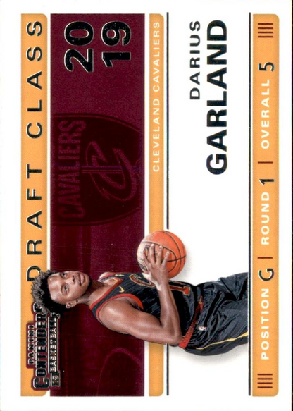 2019 Panini Contenders Draft Class Darius Garland #5 Cleveland Cavaliers