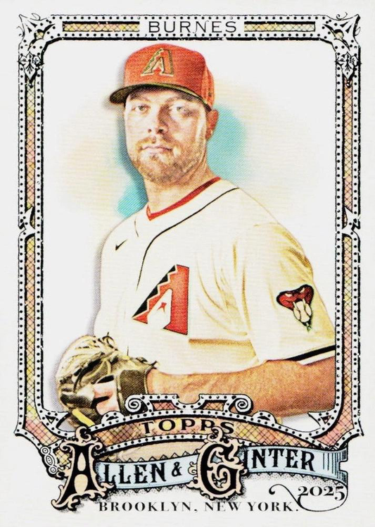 2025 Topps Allen & Ginter Corbin Burnes #195 Arizona Diamondbacks