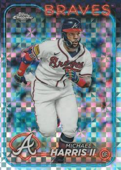 2024 Topps Chrome X-Fractor Parallel Michael Harris II Atlanta Braves #52