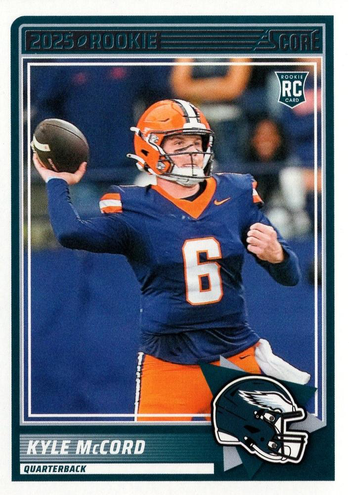 2025 Panini Score Kyle McCord RC #73 Philadelphia Eagles