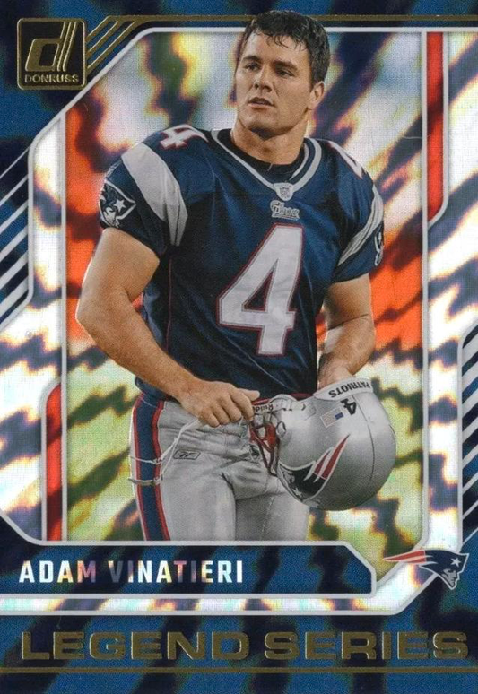 2024 Panini Donruss Legend Series Adam Vinatieri #7 New England Patriots