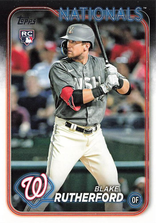 2024 Topps Series 2 Blake Rutherford RC Washington Nationals #637