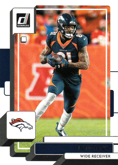 2022 Panini Donruss Tim Patrick #264 Denver Broncos
