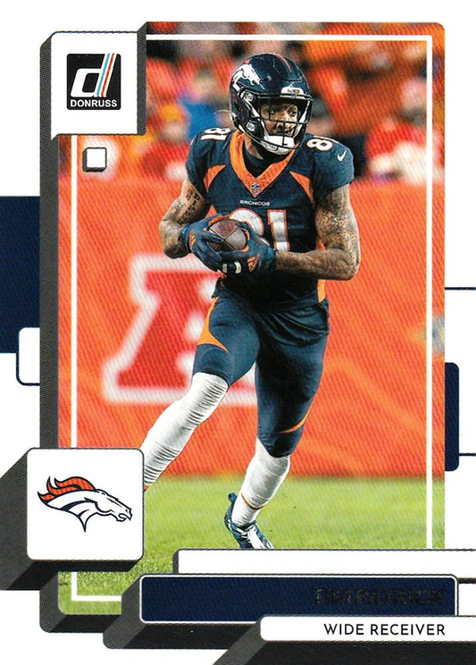 2022 Panini Donruss Tim Patrick #264 Denver Broncos