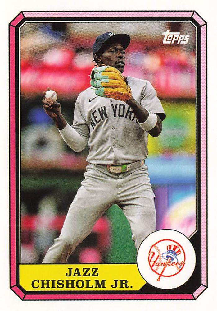 2025 Topps Archives 1987 Topps Boardwalk And Baseball Jazz Chisholm Jr. #87BB-21 New York Yankees