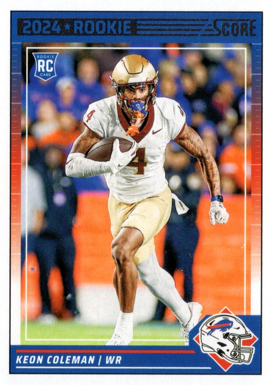 2024 Panini Score Football Keon Coleman Buffalo Bills #337 RC