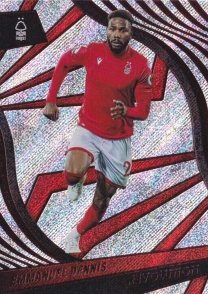 2022 Panini Revolution Premier League Emmanuel Dennis #202 Nottingham Forest
