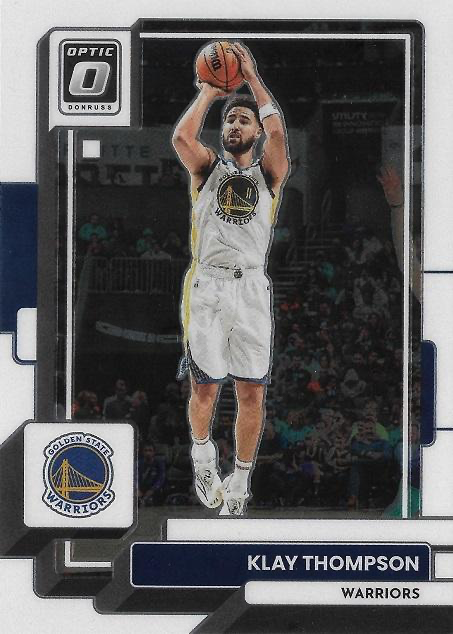 2022 Panini Donruss Optic Klay Thompson #71 Golden State Warriors