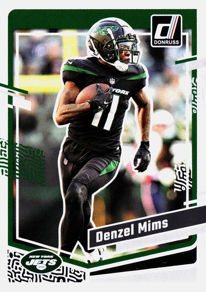 2023 Panini Donruss Denzel Mims #232 New York Jets