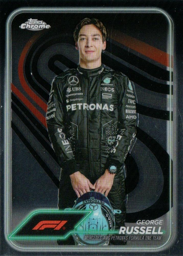 2024 Topps Chrome Formula 1 George Russell F1D #5 Mercedes-AMG