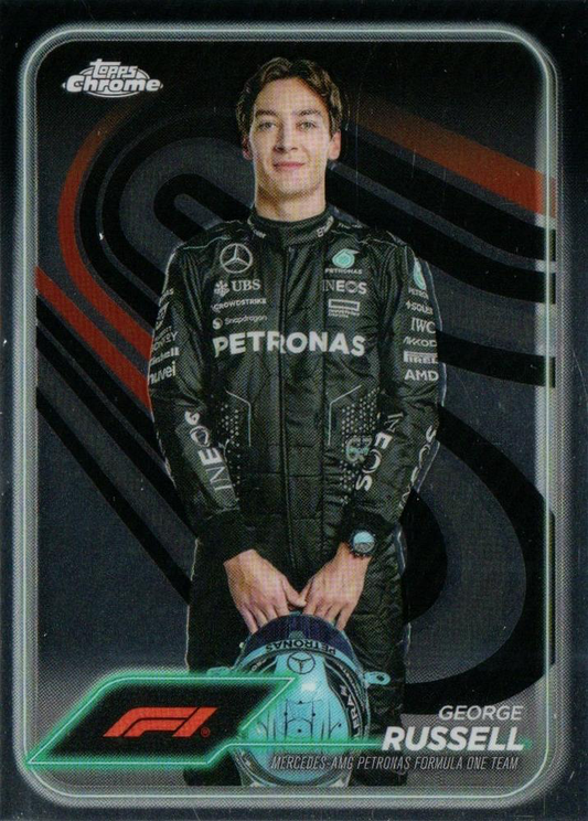 2024 Topps Chrome Formula 1 George Russell F1D #5 Mercedes-AMG