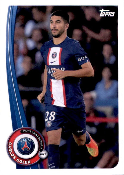 2022 Topps PSG Fan Set Carlos Soler #PA-8 Paris Saint-Germain