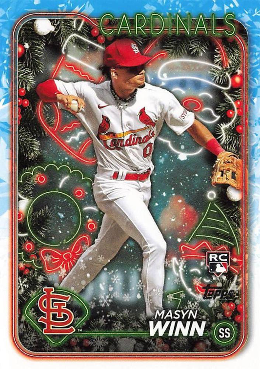 2024 Topps Holiday Masyn Winn RC St. Louis Cardinals #H94