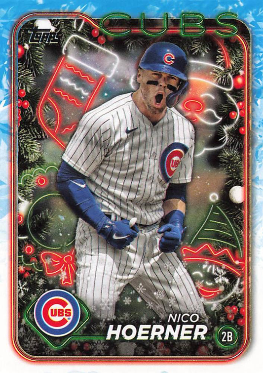 2024 Topps Holiday Nico Hoerner Chicago Cubs #H123
