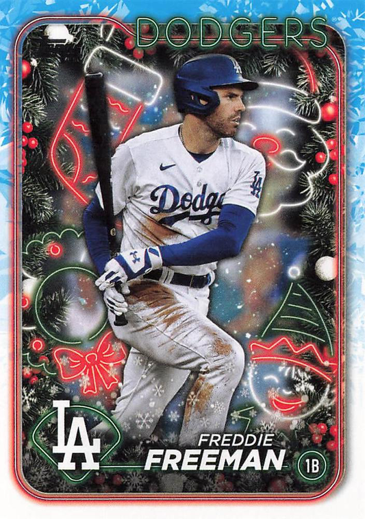 2024 Topps Holiday Freddie Freeman Los Angeles Dodgers #H56