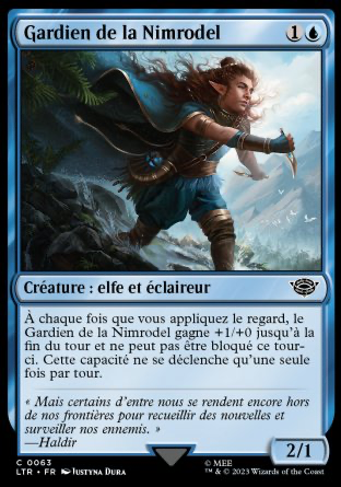 2023 Magic MTG Le Seigneur des Anneaux Gardien de la Nimrodel LTR #63