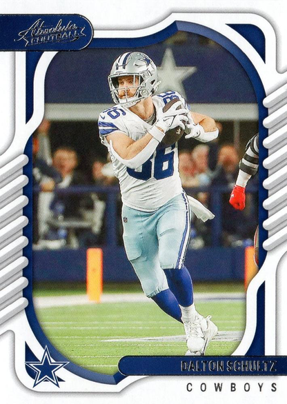 2022 Panini Absolute Dalton Schultz #22 Dallas Cowboys