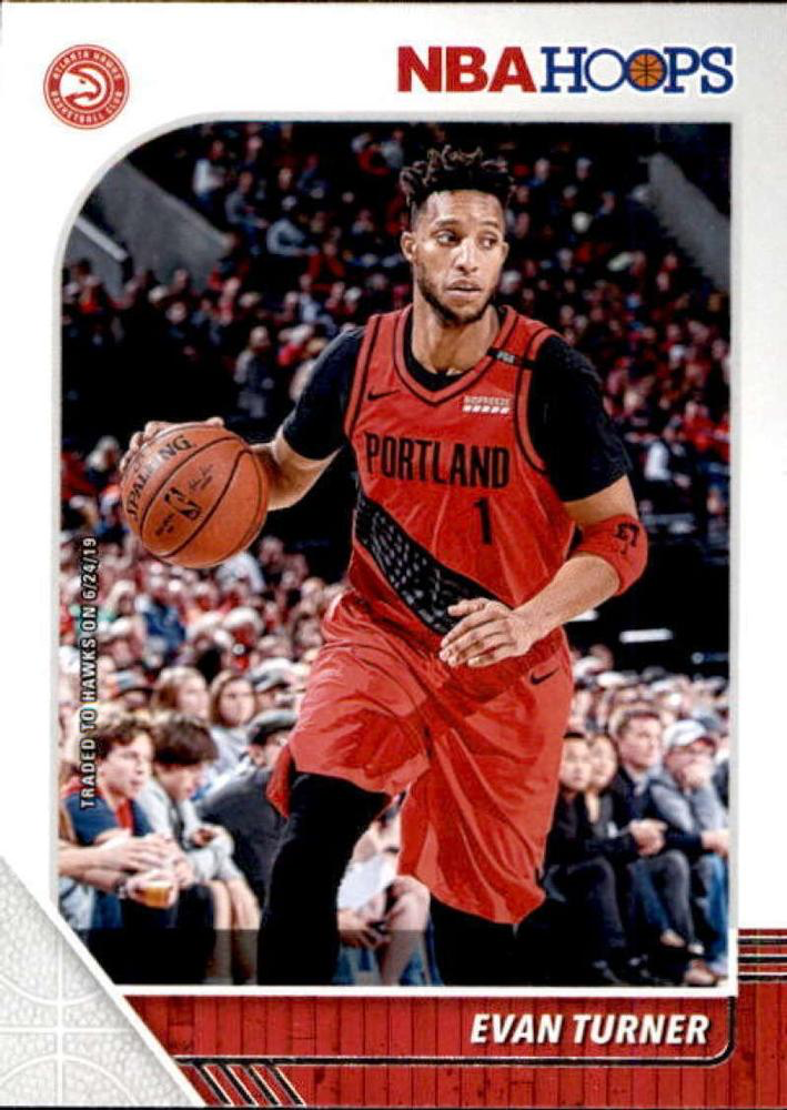 2019 Panini Hoops Evan Turner #163 Atlanta Hawks