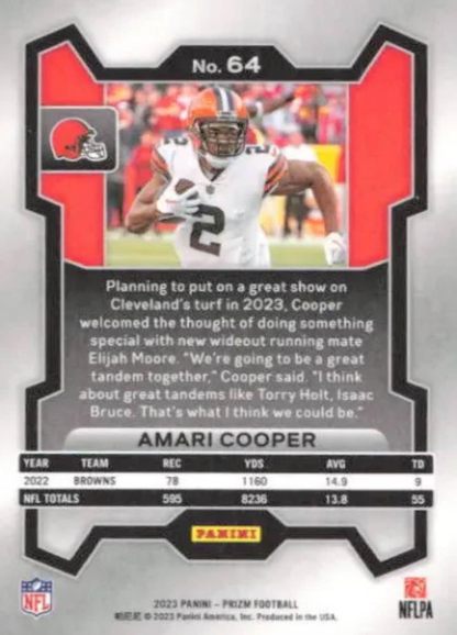 2023 Panini Prizm Amari Cooper Cleveland Browns #64