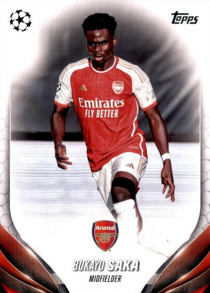 2023 Topps UCC Bukayo Saka #148 Arsenal FC