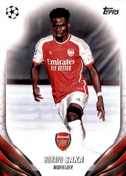 2023 Topps UCC Bukayo Saka #148 Arsenal FC