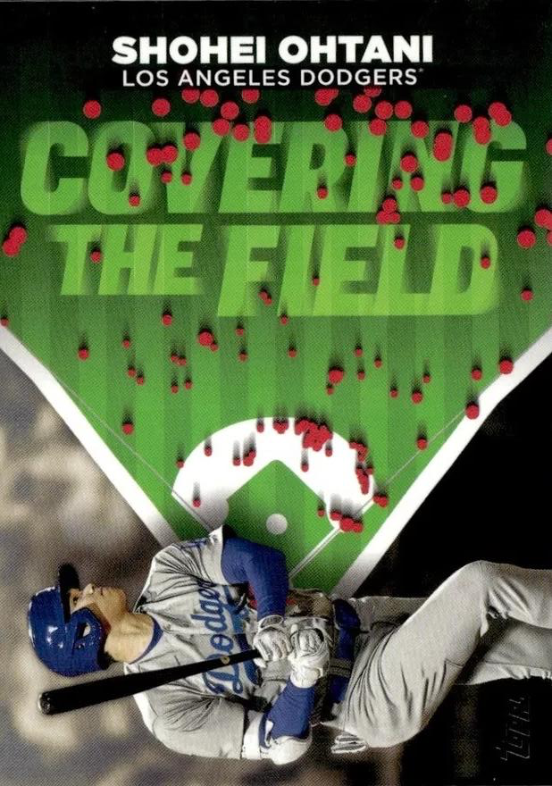 2024 Topps Series 1 Covering the Field Shohei Ohtani #CTF-3 Los Angeles Dodgers