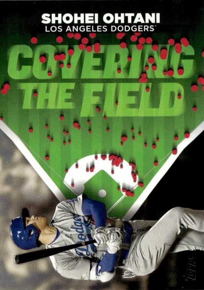 2024 Topps Series 1 Covering the Field Shohei Ohtani #CTF-3 Los Angeles Dodgers