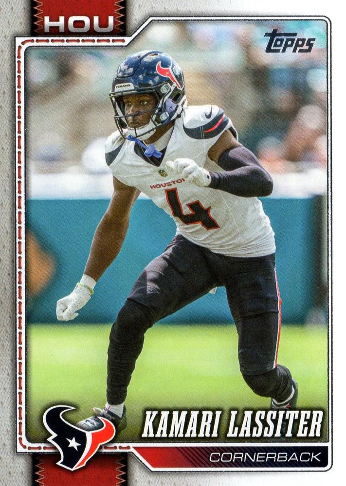 2026 Topps Flagship Kamari Lassiter #225 Houston Texans