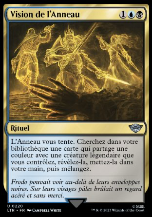 2023 Magic MTG Le Seigneur des Anneaux Vision de l'Anneau LTR #220
