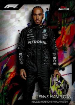 2024 Topps Finest Formula 1 Refractor Lewis Hamilton #96 Mercedes-AMG