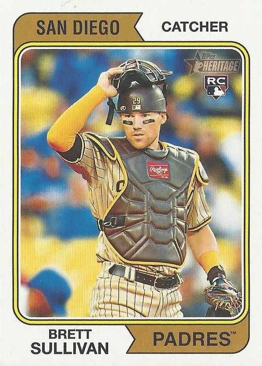 2023 Topps Heritage Brett Sullivan RC San Diego Padres #690