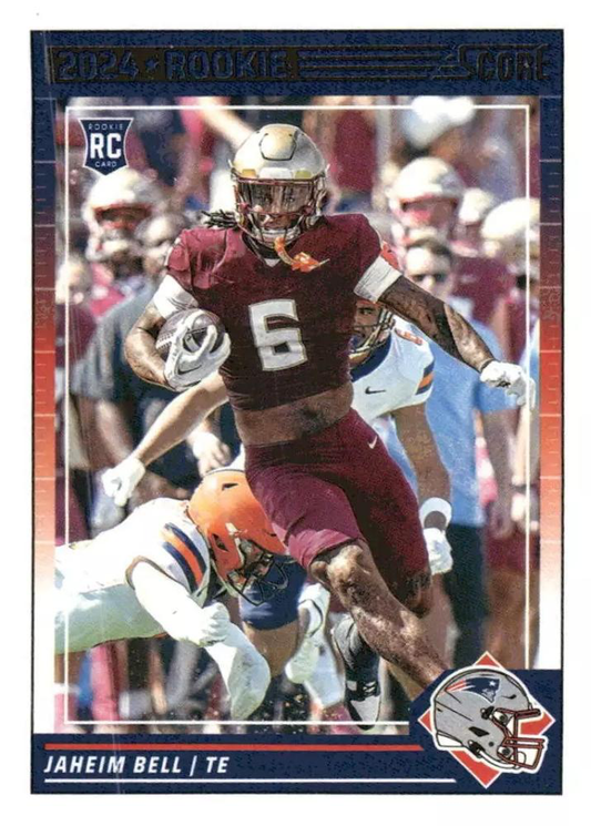 2024 Panini Score Football Jaheim Bell New England Patriots #384 RC