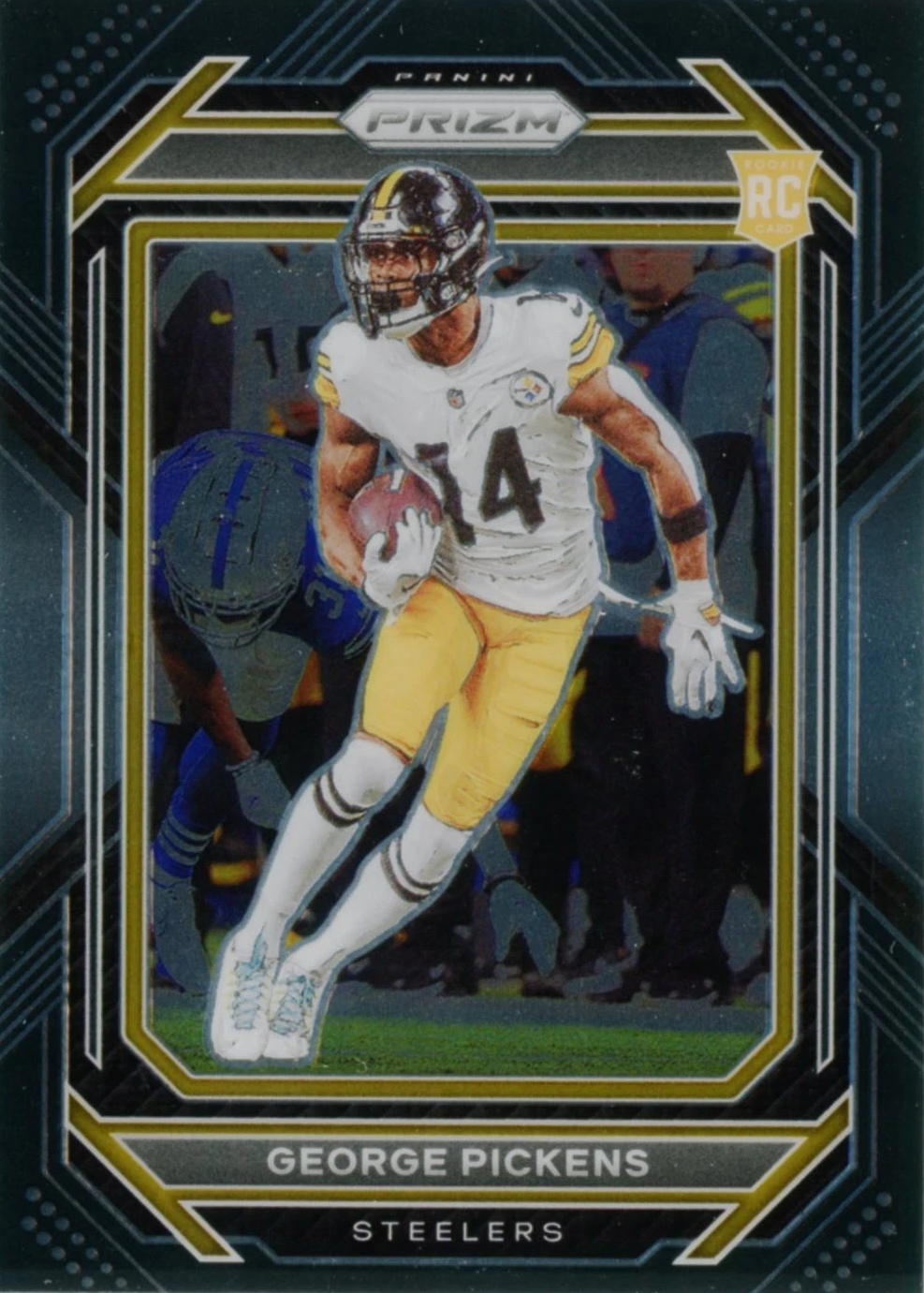 2022 Panini Chronicles Prizm Black RC George Pickens #PB-20 Pittsburgh Steelers