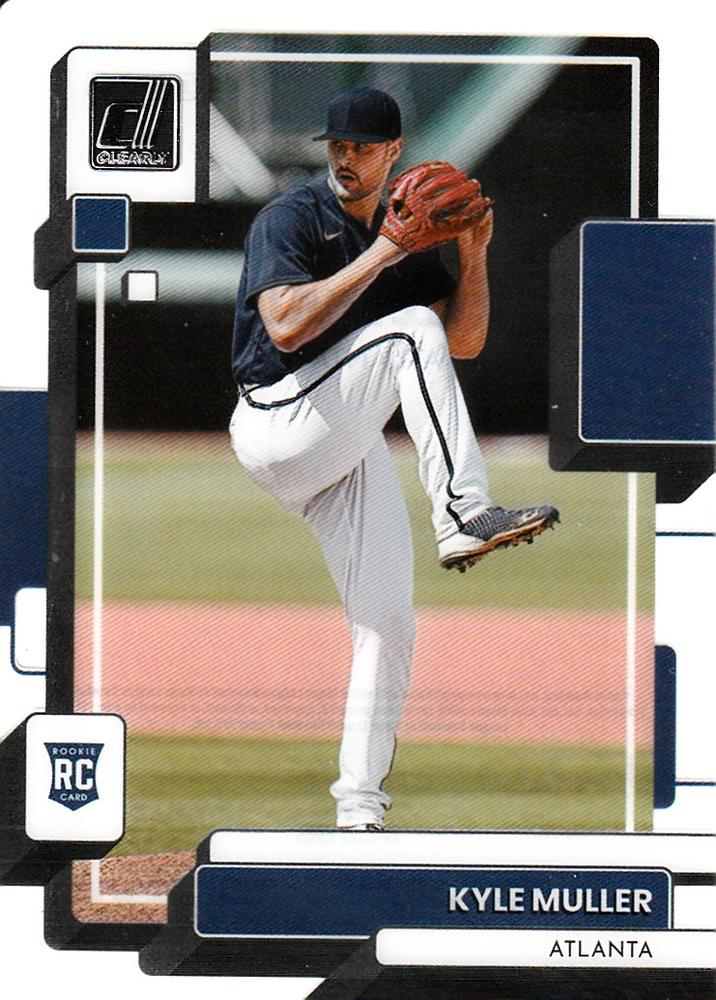 2022 Panini Chronicles Clearly Donruss Kyle Muller RC Atlanta Braves #1