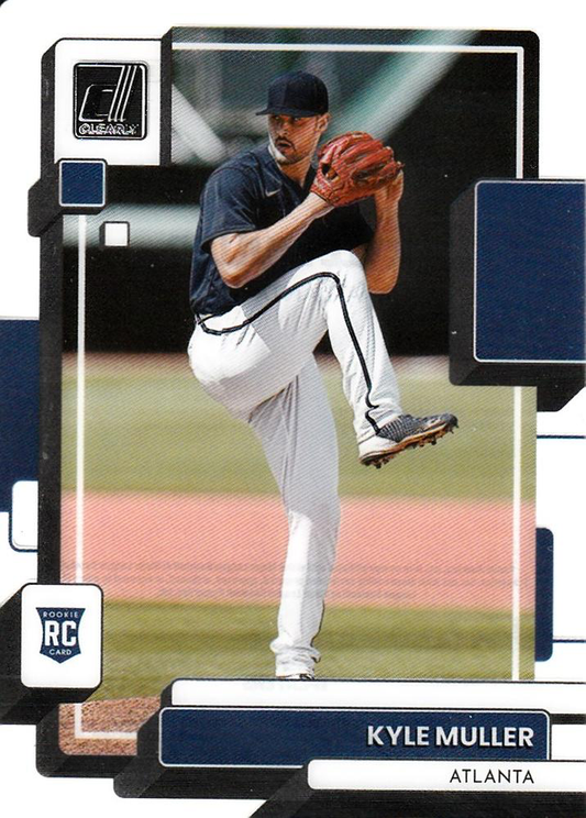 2022 Panini Chronicles Clearly Donruss Kyle Muller RC Atlanta Braves #1