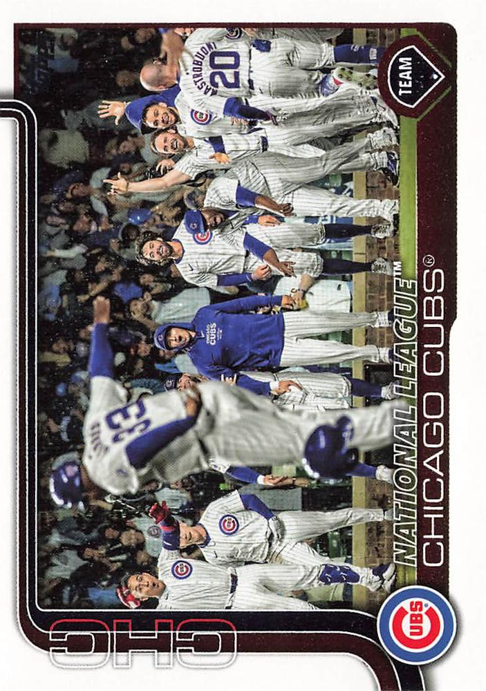 2025 Topps Series 1 Team Card Chicago Cubs #60
