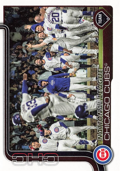 2025 Topps Series 1 Team Card Chicago Cubs #60