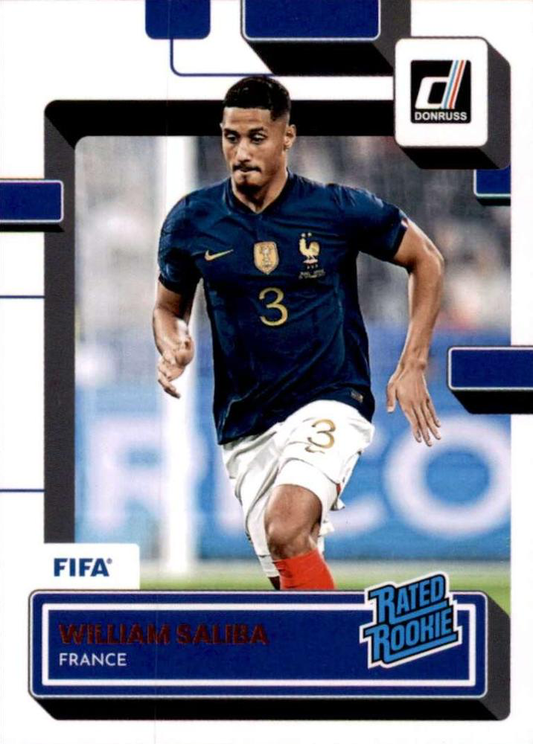 2022 Panini Donruss William Saliba Rated Rookie RC #182 France