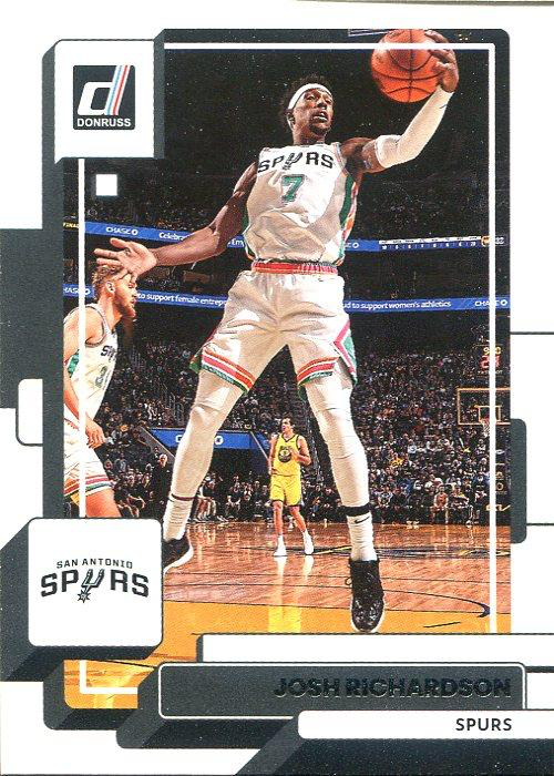 2022 Panini Donruss Josh Richardson #168 San Antonio Spurs