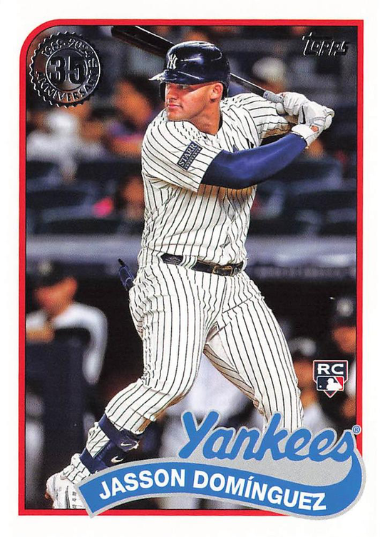 2024 Topps Series 2 1989 35th Anniversary Jasson Domínguez RC New York Yankees #89B2-41