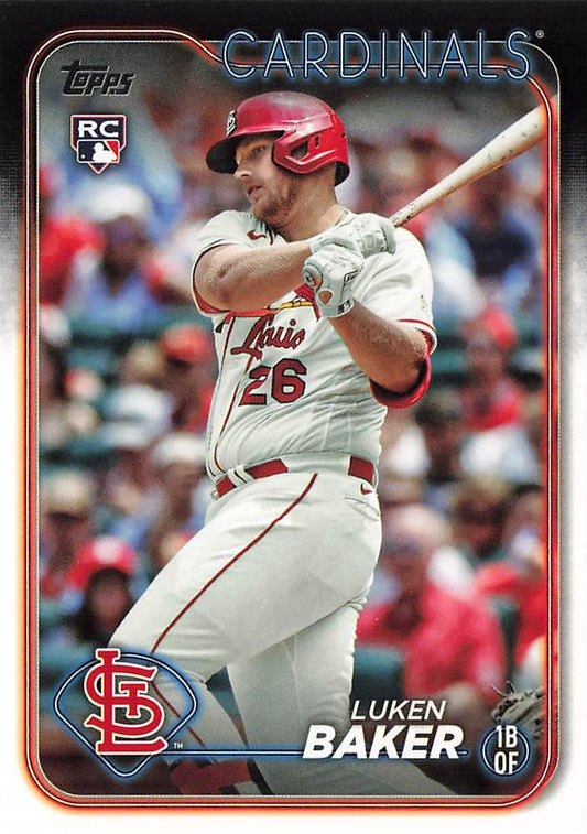 2024 Topps Series 1 Luken Baker RC #207 St. Louis Cardinals
