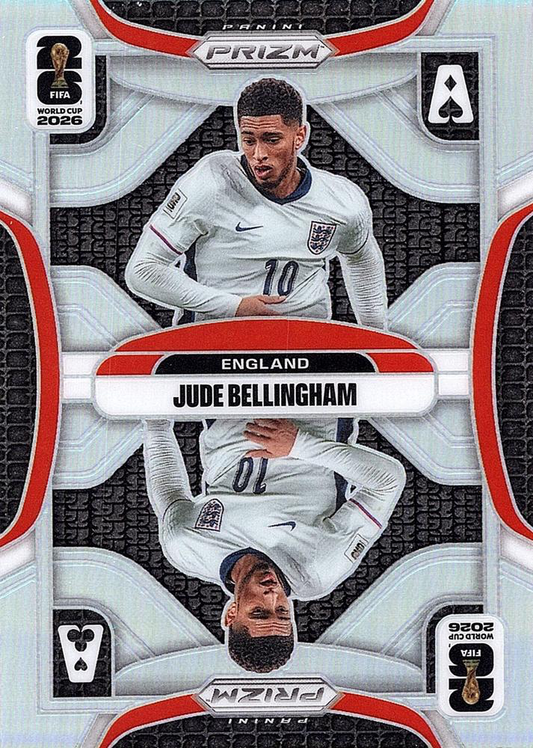 2026 Panini Prizm World Cup Aces Silver Jude Bellingham #23 Angleterre