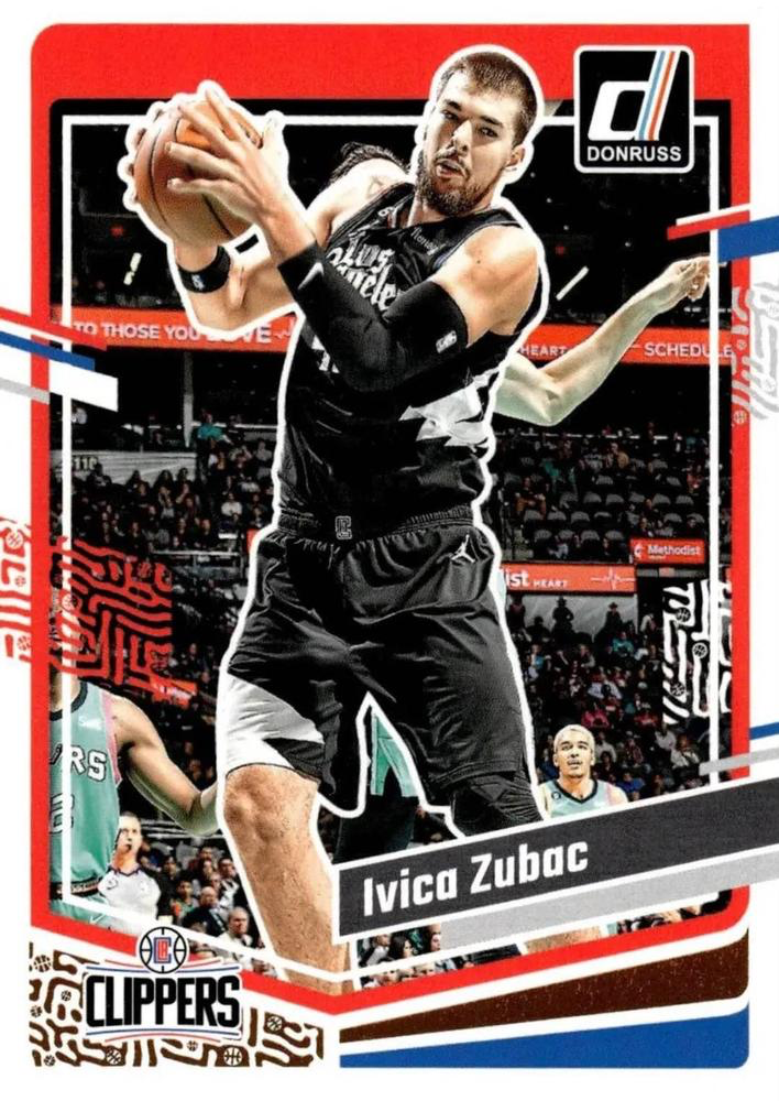 2023 Panini Donruss Ivica Zubac #107 Los Angeles Clippers