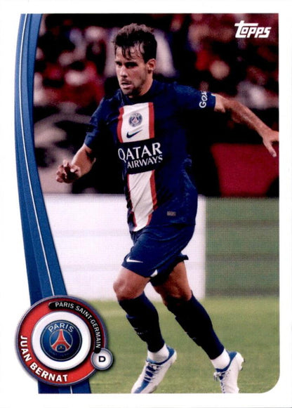 2022 Topps PSG Fan Set Juan Bernat #PA-17 Paris Saint-Germain