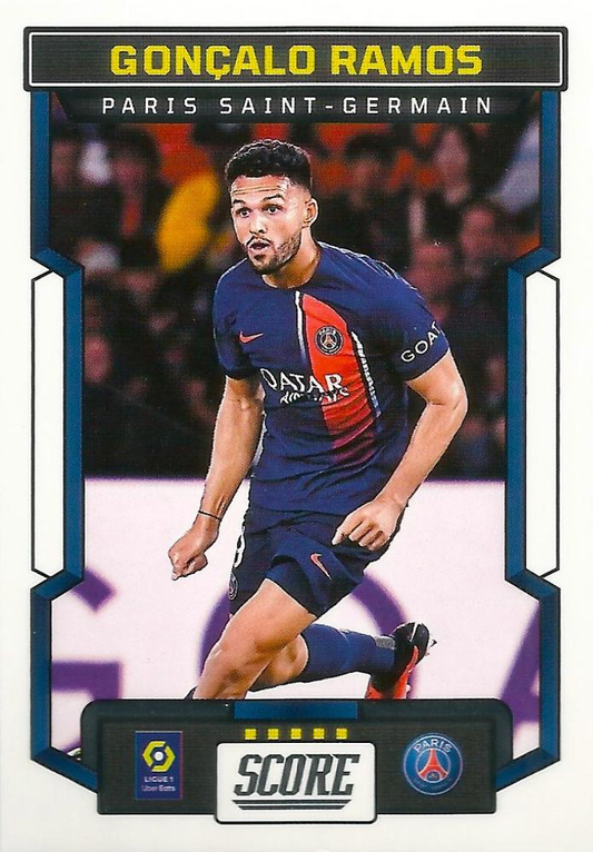2023 Panini Score Ligue 1 Goncalo Ramos #124 Paris Saint-Germain