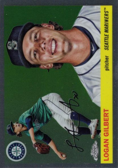 2025 Topps Chrome Platinum Logan Gilbert #129 Seattle Mariners