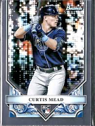 2024 Bowman Sterling Curtis Mead RC Tampa Bay Rays #BSR-11